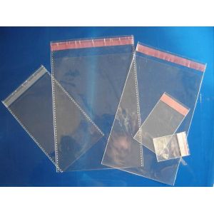Flexible Clear Plastic Pouches Packaging Leakproof With Self Adhesive Strip