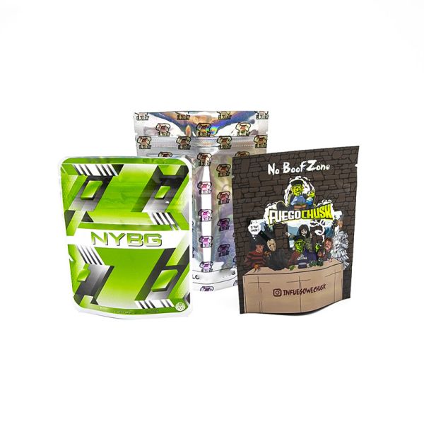 Buy Customized Three-Side Sealed Tobacco Cigar Mylar Bag Printable Design at wholesale prices