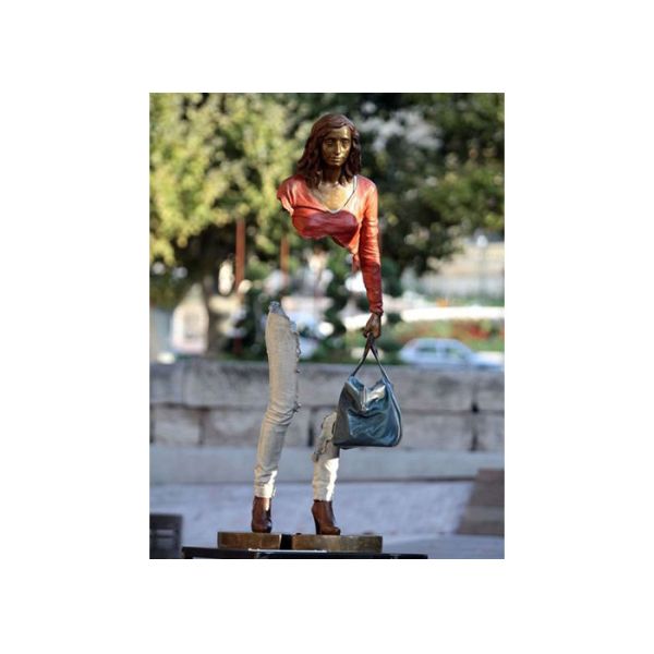 Decoration Mermaid Outdoor Bronze Garden Sculpture 200cm Length OEM Available