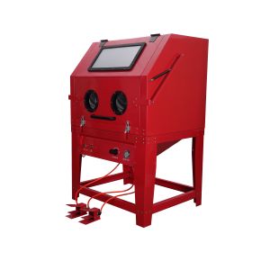 AA4C 1000L Industrial sandblasting cabinet rust removing sandblaster heavy duty
