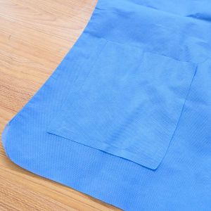 Short Sleeve Non Woven Disposable Scrub Suit