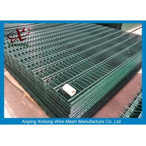 High Security Double Wire Fence , Twin Wire Mesh Fencing Multi Function