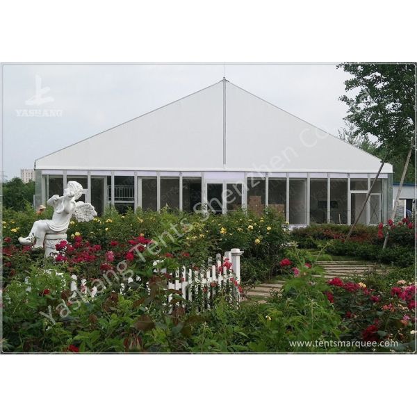 Colorful Lighting and Lining Decoration for Outdoor Aluminum Luxury Wedding Tents