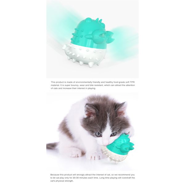 Lobster Shape Kitten Pet Electric Toothbrush For Cat Teeth Cleaning Toy