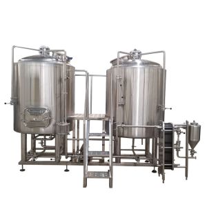 Semi-automatic Control System Brewing Beer with GSTA 1000L Craft Beer Brewing