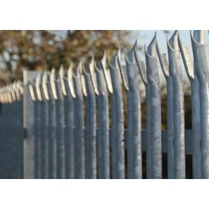Sharp Profiled Heads H2.4m palisade Welded Wire Garden Fence