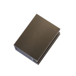 6063 Bronze Anodized Sliding Windows Aluminum Profiles Frame