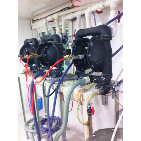 Buy 43.1lb Air Driven Double Diaphragm Pump Ceramic Sanitary Ware at wholesale prices