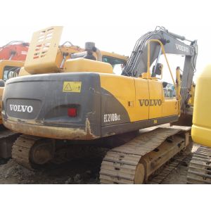 1.1cbm Bucket Volvo 210 Excavator For Sale , Second Hand Mini Diggers Year 2008