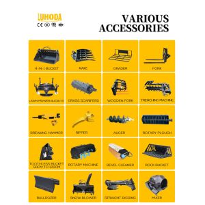 Free Shipping Mini Skid Steer Loader Cheap Wheel Loader Minicargador Farm CE EPA