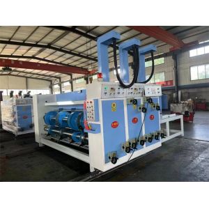 accuracy 2 Colors Flexo Printer Slotter Rotary Die Cutter for Food Shop