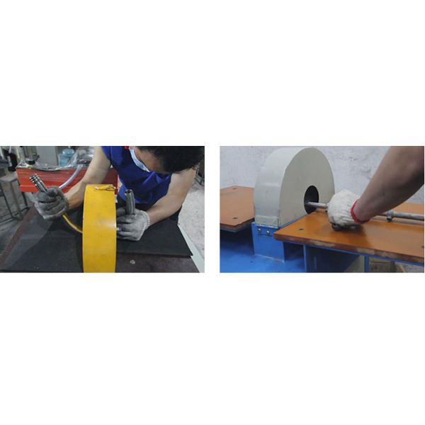 Bending tube grinding machine