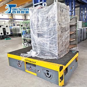 Industrial Trackless Transfer Cart with 65Ton Capacity for Heavy-Duty Steel