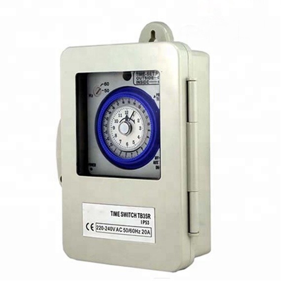 Buy IP65 waterproof timer TB35R 24hours Mechanical clock time switch box at wholesale prices