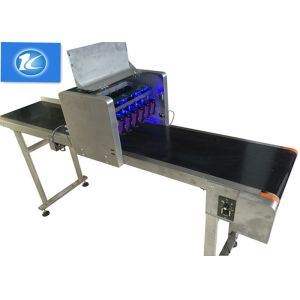 High Resolution Egg Marking Equipment , Edible Grade Quick Dry Ink Egg Printer