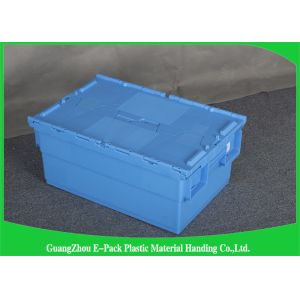 Foldable Large Distribution Plastic Attached Lid Containers Environmental