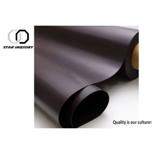 Anisotropic Rubber Magnet Sheet Roll , Custom Flexible Magnetic Tape