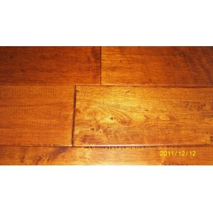 Maple Solid Flooring handscraped and Distressed Surface