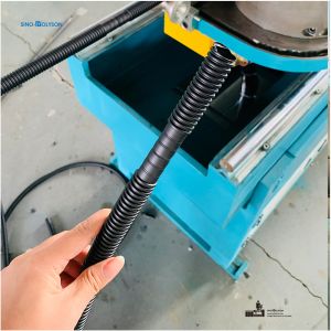 75 Rpm Hookah Shisha Hose Plastic Extruder Machine For Corrugated Pipe