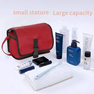 Zipper Closure 2l Hanging Travel Toiletry Bag For Women