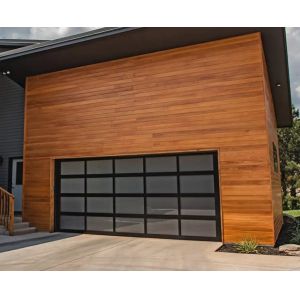 Automatic Electric Rolling Exterior Transparent Aluminum Alloy Sectional Garage