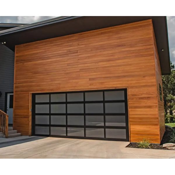 Automatic Electric Rolling Exterior Transparent Aluminum Alloy Sectional Garage