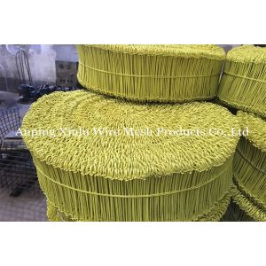 Flexible PVC Coated Steel Wire Tie For Anti Rust 350mpa BWG 12 Q195 Rebar Copper