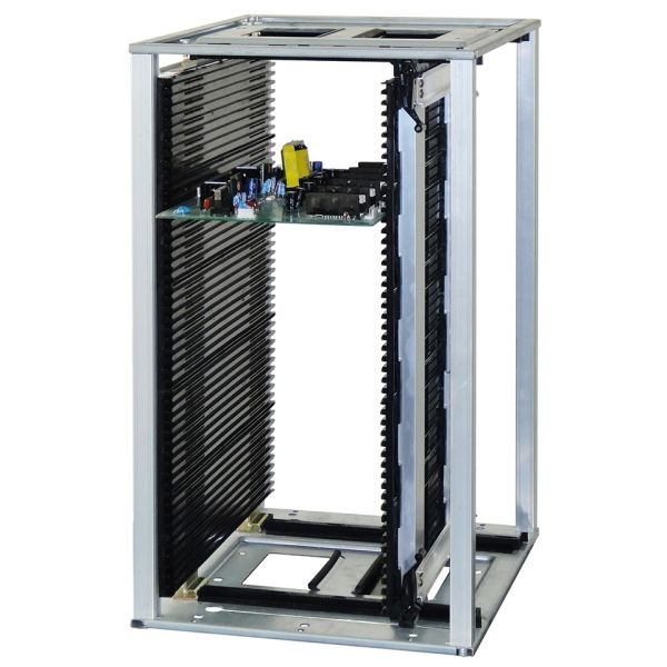 Buy Adjustable Antistatic PCB Magazine Rack ESD SMT PCB Rack at wholesale prices
