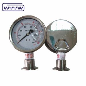 all stainless steel diaphragm seal pressure gauge manometer