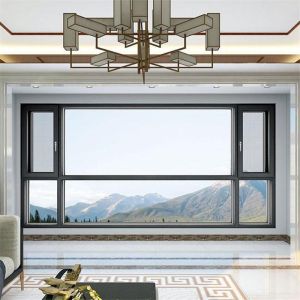 Australian Standard Aluminum Residential Casement Windows with Folding Screen