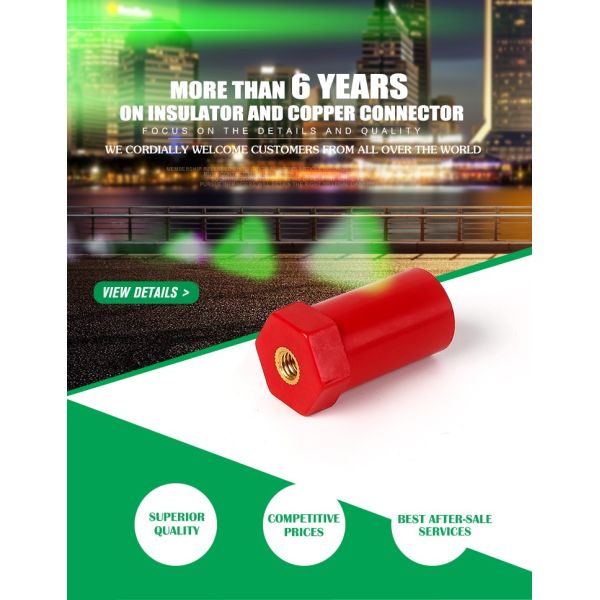 Professional SB2040 M6 low shrinkage hex round connect insulator