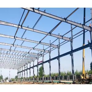 Eco Friendly Pre Engineering Building Structure Painting Prefab Steel Frame