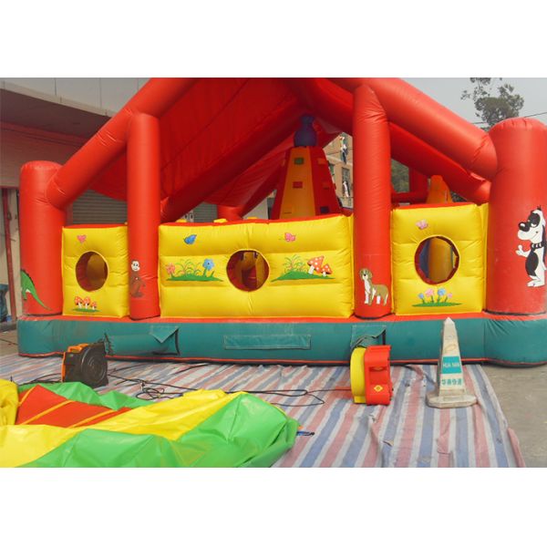 Outoodr Mickey Mouse Large Inflatable Fun Park / Cartoon Inflatable Fun World