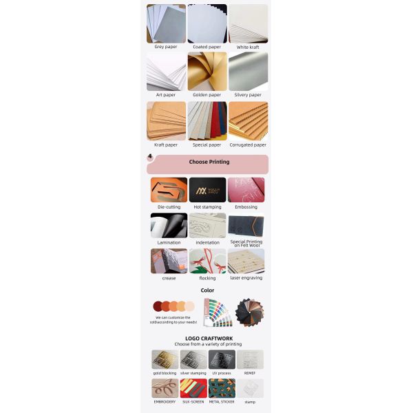 Paper jewelry Gift Box Packaging Eco Friendly Cardboard black Magnetic Jewelry Box