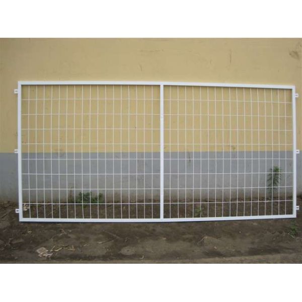 50*100mm Hole Temporary Wire Mesh Fence For Guardrail , 1.8m - 2m Width