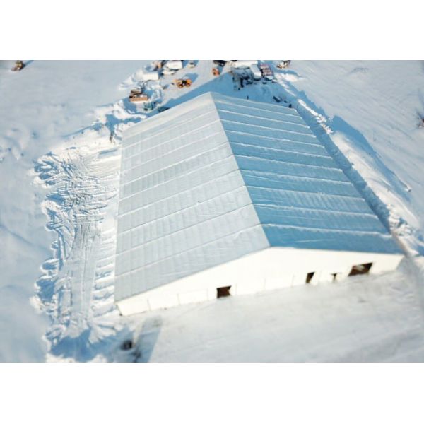 Buy Clear Industrial 50mx55m Warehouse Tent With Heating System at wholesale prices