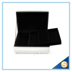 Silver Royal Design Mirror Jewellery box packaging Gift Box