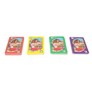 ISO 9001 4C Versatile 350gsm C2S Paper Fun Playing Cards