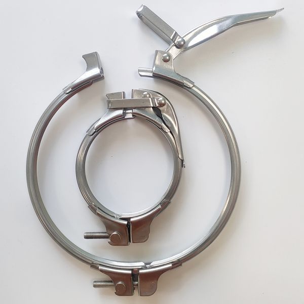 HVAC Systems Part System Pull Ring Rapid Lock Clamp Spiral Duct Clamp