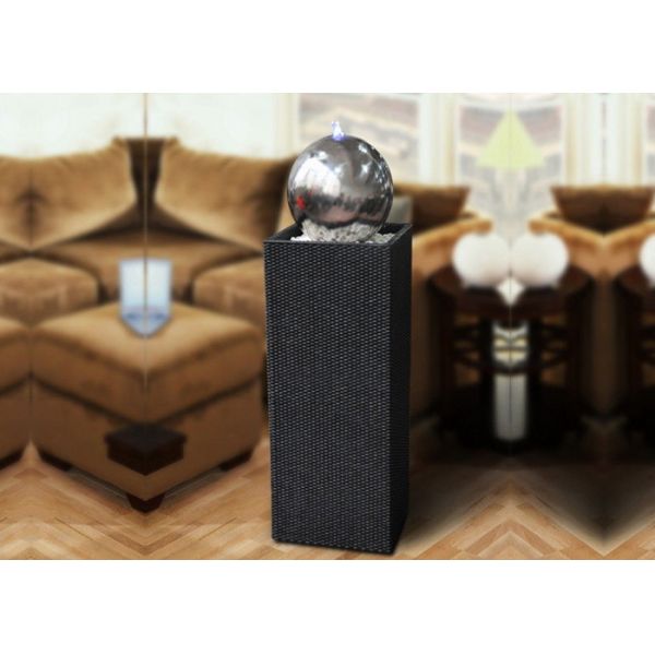 Buy 44 Inch Ornament  Stainless Steel Ball Water Feature at wholesale prices