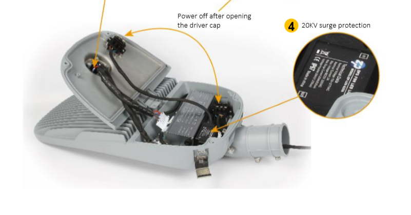 Ultra Thin Outdoor LED Street Lights SMD 3030 For Road Lighting Aluminum Alloy Shell