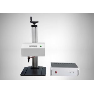 Round Cylinder Rotary Dot Pin Marking Machine / Metal Engraving Machine