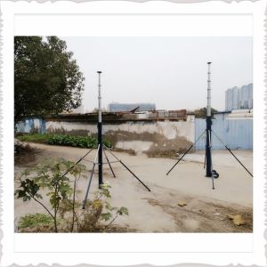 Lightweight Winch Up Aluminum 6063 Portable Telescoping Mast