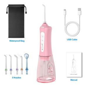 5 Hours Charging Time Portable Water Flosser Teeth Cleaning Mini Travel IPX7