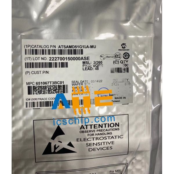 Buy ATSAML10D16A-MU ATSAML10D16 Microcontroller Microchip MCU IC at wholesale prices