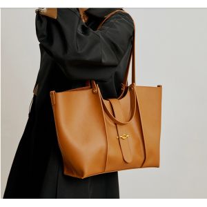 Quality PU Leather Female Tote Bag 30cm 26cm Two Strap Handbag for sale