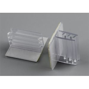 Sign Holder with Flexible Hinges, Adhesive Bottom, Swing Sign Holder