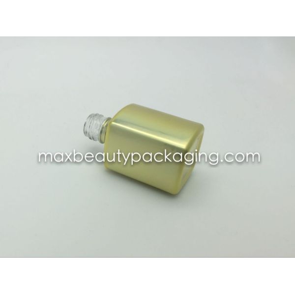 thick strong powder coating gel polish bottle UV metallic gold coating color gel polish bottle nail polish packaging