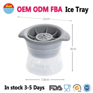 Round Sphere Ice ball Cube Maker Silicone Tray Silicon Whiskey Mold For Drinks