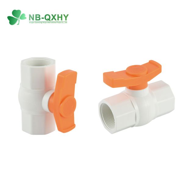 OEM Brand Easy Useing PVC Plastic Octagonal Ball Valve for Water Supply